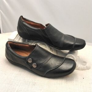 Naturalizer Black Leather Women's Loafers